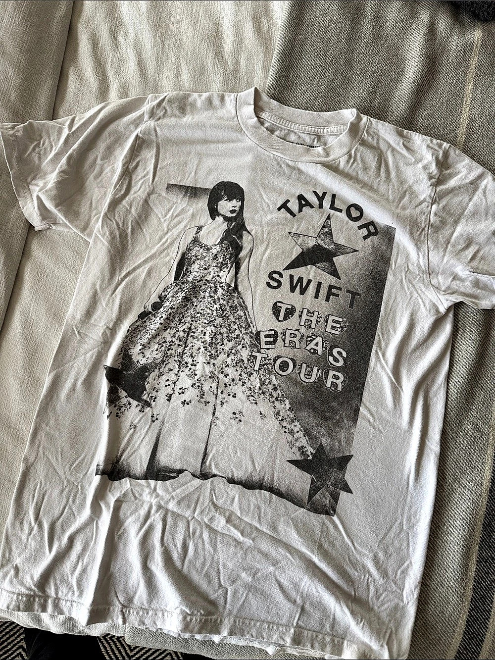 Taylor Swift The Eras Tour Graphic Tee in White Size Small